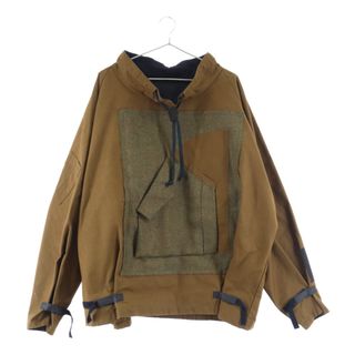 マルタンマルジェラ(Maison Martin Margiela)のMaison Margiela 10 メゾン マルジェラ 21AW SPORTS JACKET プルオーバー コットンスポーツジャケット カーキ S50AM0532(フライトジャケット)