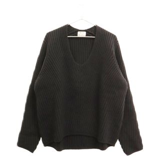 アクネストゥディオズ(Acne Studios)のAcne Studios アクネ ストゥディオズ Vネック ニット セーター ブラック(ニット/セーター)