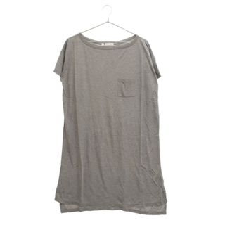 アレキサンダーワン(Alexander Wang)のT by ALEXANDER WANG ティーバイアレキサンダーワン 1ポケット 半袖ワンピース Tシャツ グレー レディース(Tシャツ(半袖/袖なし))