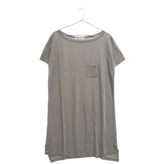 アレキサンダーワン(Alexander Wang)のT by ALEXANDER WANG ティーバイアレキサンダーワン 1ポケット 半袖ワンピース Tシャツ グレー レディース(Tシャツ(半袖/袖なし))