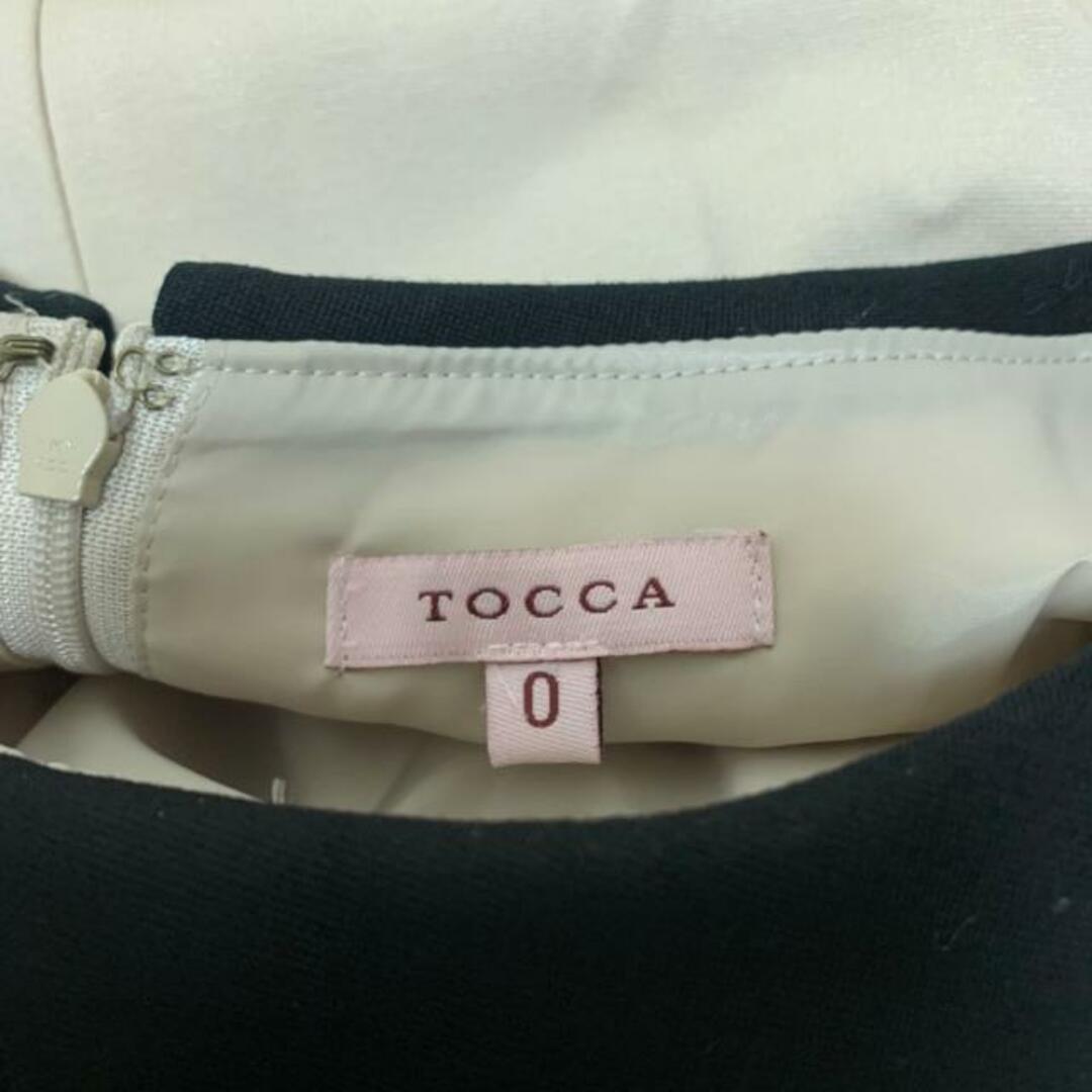 TOCCA(トッカ)のTOCCA(トッカ) ワンピース サイズ0 XS レディース美品  - ベージュ×黒 半袖/ロング レディースのワンピース(その他)の商品写真