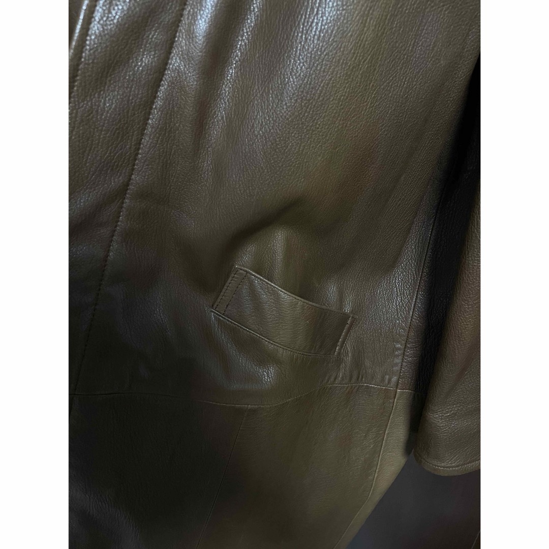 本革  レザーコート メンズのジャケット/アウター(レザージャケット)の商品写真