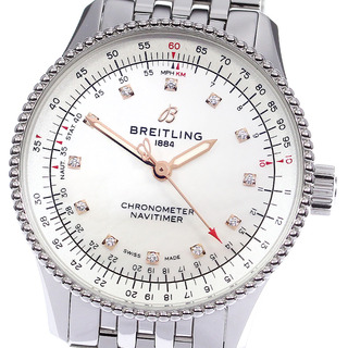 ブライトリング(BREITLING)のブライトリング BREITLING A17395 ナビタイマー35 12Pダイヤ 自動巻き レディース 良品 内箱・保証書付き_801189(腕時計)