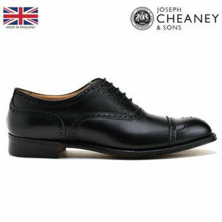 チーニー(CHEANEY)の【BLACK】ジョセフチーニー ドレスシューズ メンズ ビジネスシューズ ウィルフレッド 革靴 セミブローグ ブラック 黒 JOSEPH CHEANEY  WILFRED【送料無料】(ドレス/ビジネス)