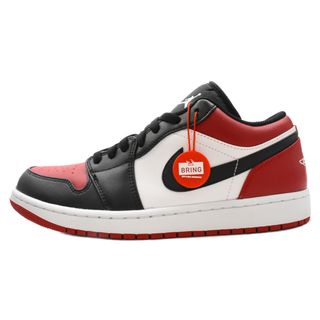 ナイキ(NIKE)のNIKE ナイキ AIR JORDAN 1 LOW Bred Toe エアジョーダン1 ローカットスニーカー ブレッドトゥ ブラック/レッド US10/28cm 553558‐612(スニーカー)