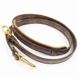 ルイヴィトン(LOUIS VUITTON)の新品同様美品 LOUIS VUITTON ルイヴィトン バッグ用 肩あて付 G金具 全長99cm ヴィンテージ モノグラム ショルダーストラップ PVC ブラウン レディース【中古】(その他)