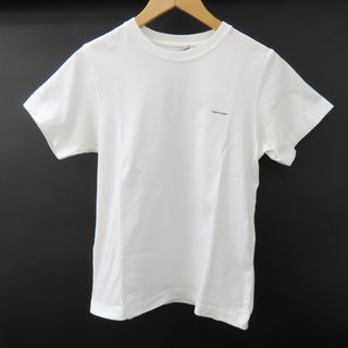 バレンシアガ(Balenciaga)のBALENCIAGA バレンシアガ 服 トップス ロゴ S 半袖Ｔシャツ コットン ホワイト レディース【中古】(Tシャツ(半袖/袖なし))