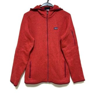 パタゴニア(patagonia)のPatagonia(パタゴニア) ブルゾン サイズL レディース - レッド 長袖/春/秋(ブルゾン)