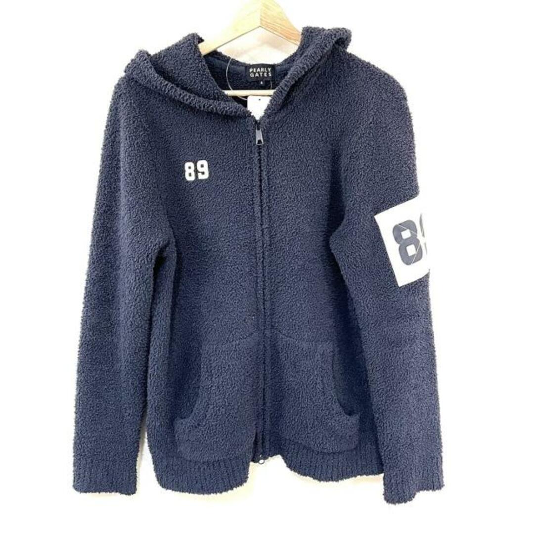 パーリーゲイツ ジップパーカー ネイビー 35周年 バックプリント パーリーゲイツ ジップパーカー ネイビー 35周年 バックプリント