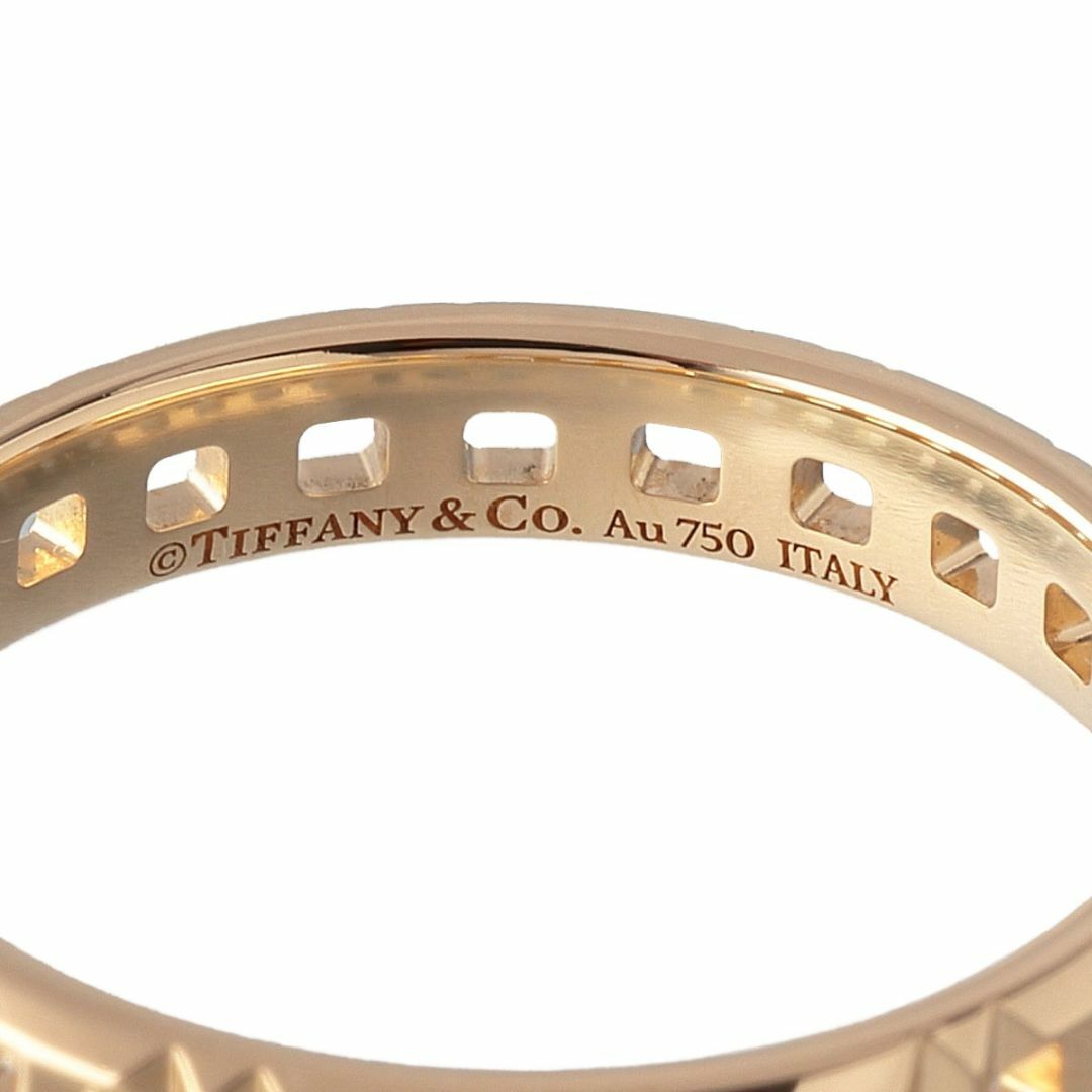 Tiffany & Co.(ティファニー)のティファニー T トゥルー リング ナロー 約12.5号 AU750YG 幅3.4mm ショップカード(2023年) 新品仕上げ済 TIFFANY【15674】 レディースのアクセサリー(リング(指輪))の商品写真