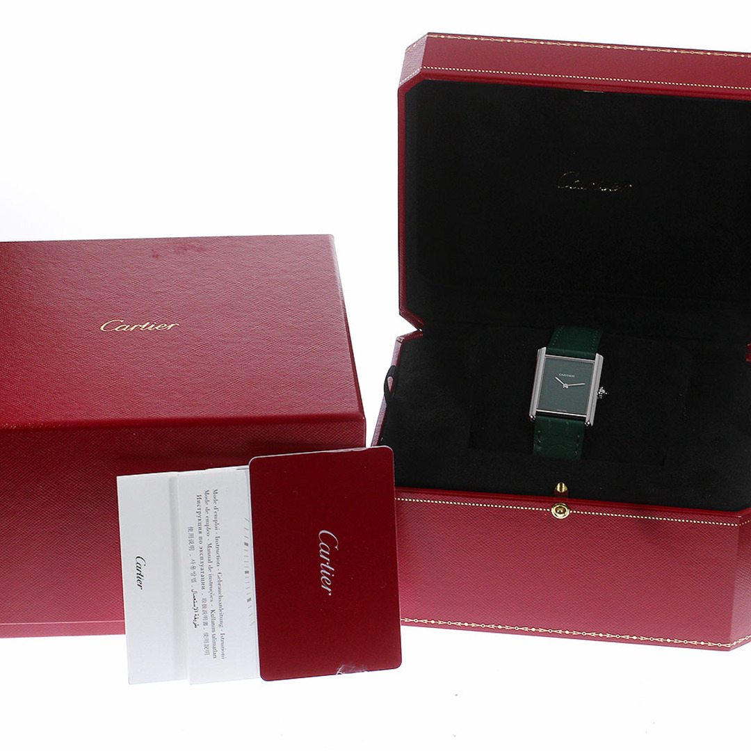 Cartier(カルティエ)のカルティエ CARTIER WSTA0056 タンクマスト LM クォーツ レディース 美品 箱・保証書付き_800721 レディースのファッション小物(腕時計)の商品写真