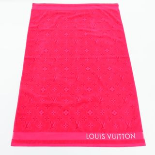 ルイヴィトン(LOUIS VUITTON)の未使用品 LOUIS VUITTON ルイヴィトン ドラドゥバンLVバケーション バスタオル ビーチタオル 22年製 M77514 タオル コットン ピンク レディース【中古】(タオル/バス用品)