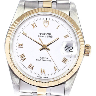 チュードル(Tudor)のチュードル TUDOR 74033 プリンス オイスターデイト アラビアインデックス cal.2824-2 自動巻き メンズ 良品 _800695(腕時計(アナログ))