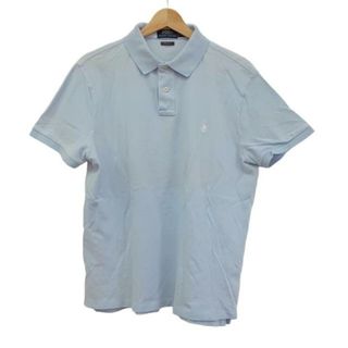 ポロラルフローレン(POLO RALPH LAUREN)のPOLObyRalphLauren(ポロラルフローレン) 半袖ポロシャツ サイズLG L メンズ美品  - ライトブルー(ポロシャツ)