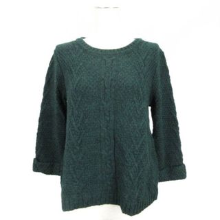 トップショップ(TOPSHOP)のトップショップ TOPSHOP ニット セーター 長袖 グリーン ■GY31(ニット/セーター)