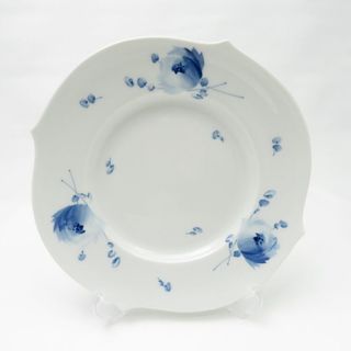 マイセン(MEISSEN)の美品 MEISSEN マイセン 青い花 中皿 19cmプレート パン ケーキ デザート SM1741A2 (食器)