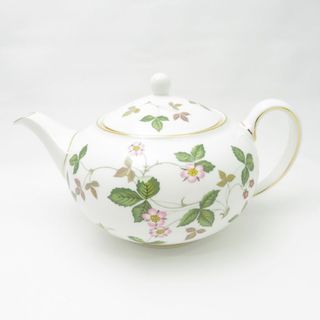 ウェッジウッド(WEDGWOOD)の美品 WEDGWOOD ウェッジウッド ワイルドストロベリー ティーポット SM1743A2 (その他)