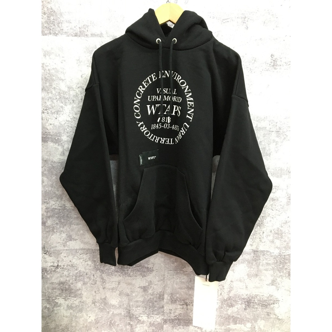 W)taps(ダブルタップス)のWTAPS INGREDIENTS HOODY COTTON ダブルタップス 23AW パーカー ブラック【3564-004】 メンズのトップス(パーカー)の商品写真