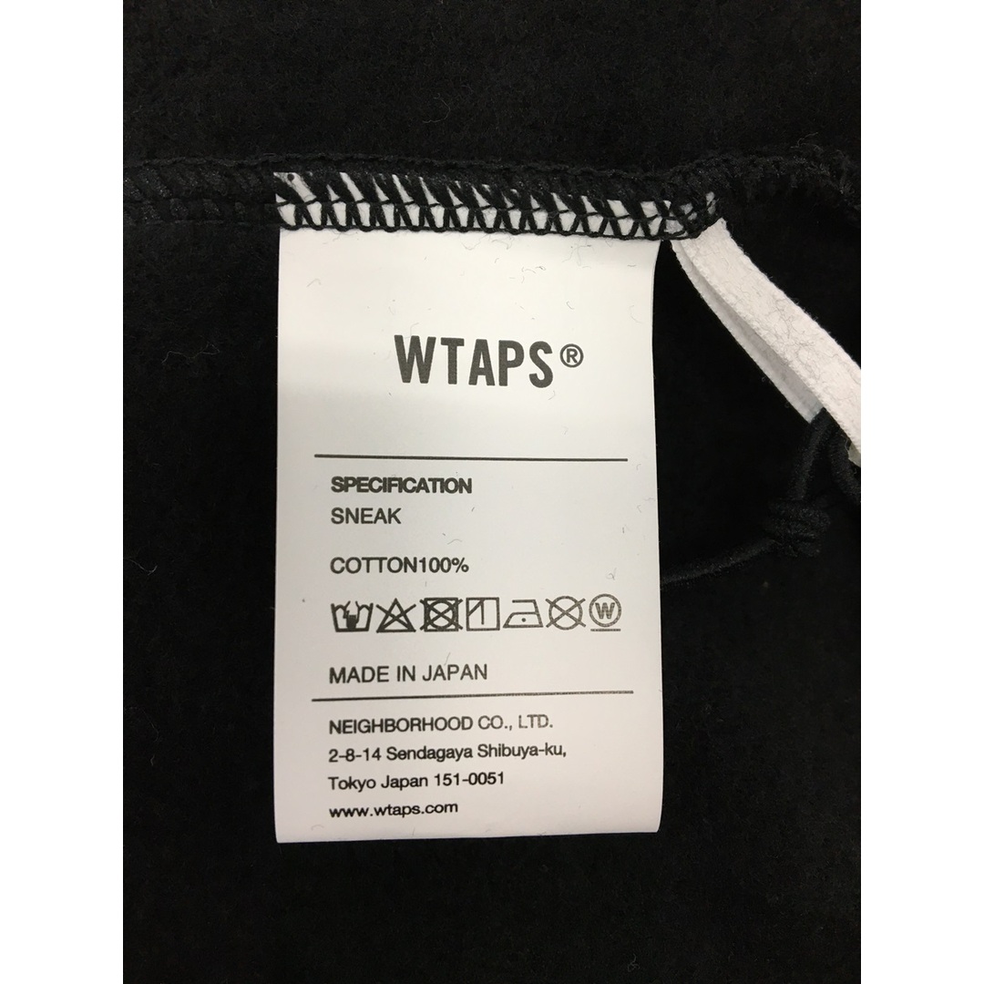 W)taps(ダブルタップス)のWTAPS INGREDIENTS HOODY COTTON ダブルタップス 23AW パーカー ブラック【3564-004】 メンズのトップス(パーカー)の商品写真