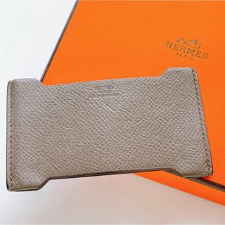 エルメス(Hermes)のHERMES エルメス カードケース マンハッタン レザー(名刺入れ/定期入れ)