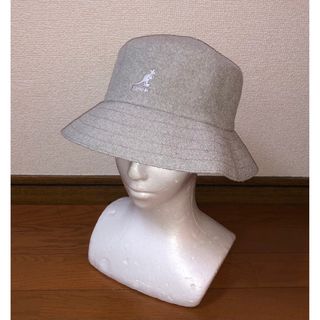 KANGOL - M 新品 KANGOL Bermuda Bucket バケットハット グレー 灰