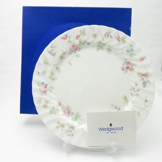 ウェッジウッド(WEDGWOOD)の美品 WEDGWOOD ウェッジウッド ローズヒップ 大皿 27cmプレート ディナー 花柄 フラワー 廃盤 SU5836F (食器)