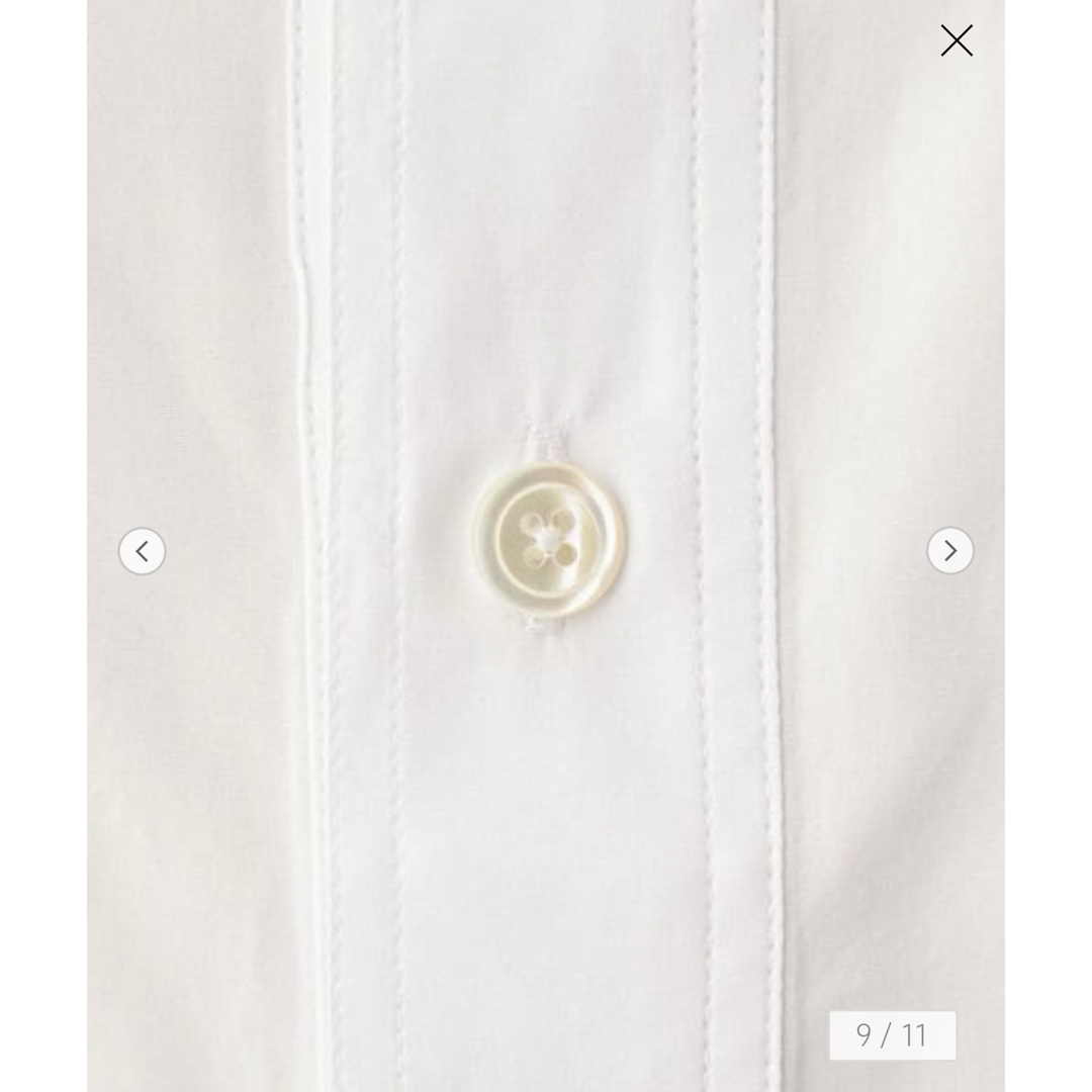 Drawer - <SEBLINE x Drawer> 別注 ワイシャツワンピース 白の Drawer - <SEBLINE x Drawer> 別注 ワイシャツワンピース 白の