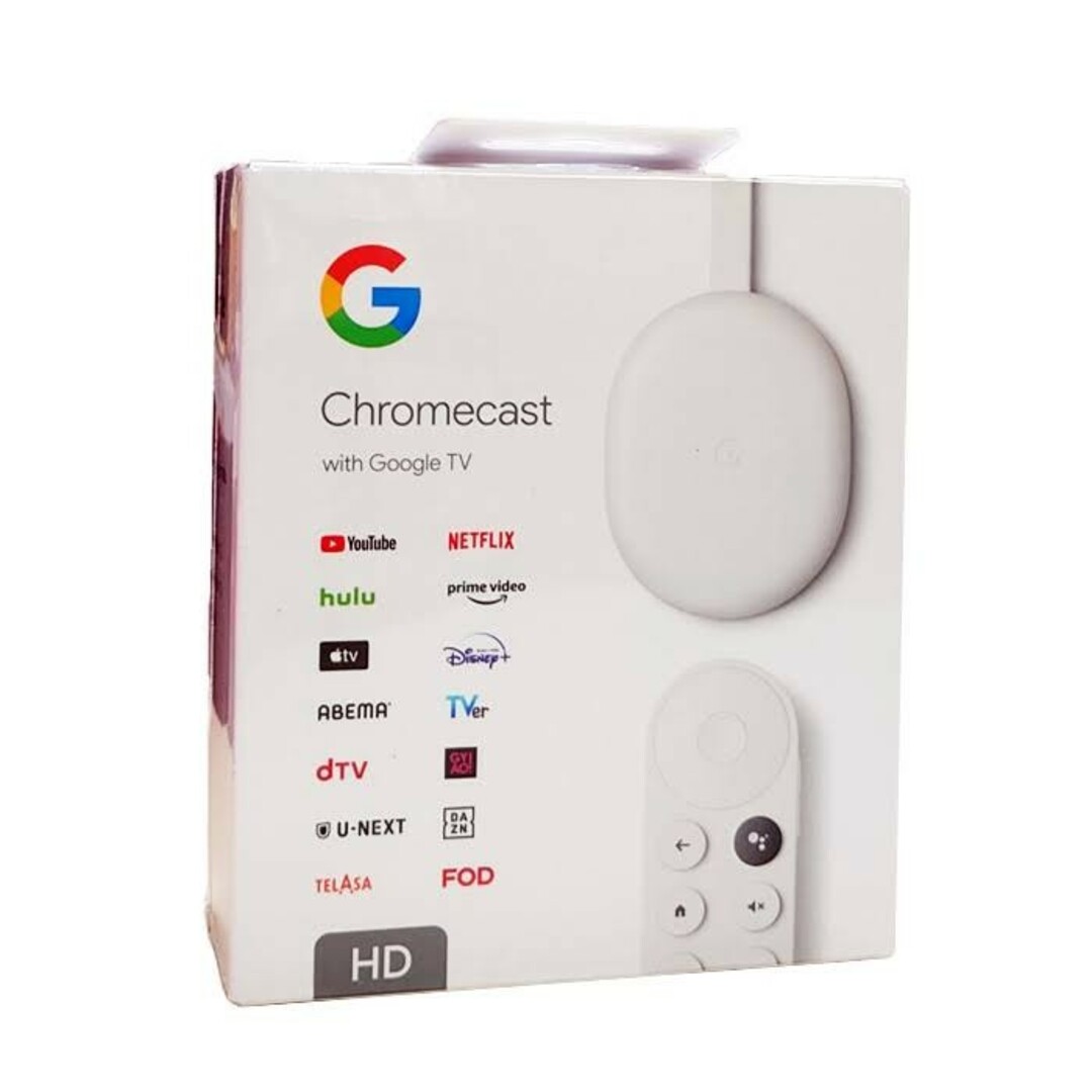 Google(グーグル)のGoogle グーグル 2Kモデル [Chromecast withTV HD] スマホ/家電/カメラのテレビ/映像機器(その他)の商品写真