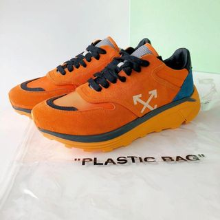 オフホワイト(OFF-WHITE)の美品　Off-White オフホワイト ジョガーレザー スエードスニーカー 27(スニーカー)