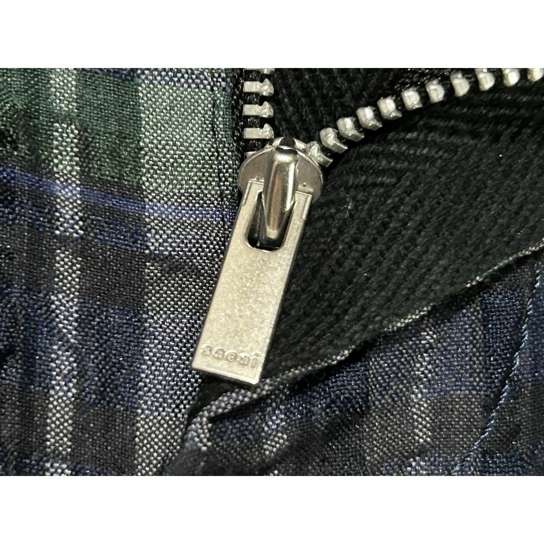 sacai(サカイ)の＊サカイ sacai シワ加工 ベルト付き チェック ショートパンツ 2 メンズのパンツ(ショートパンツ)の商品写真