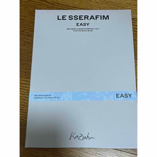 ルセラフィム(LE SSERAFIM)の【LESSERAFIM】EASY コンパクト盤 カズハ(アイドルグッズ)