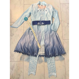 アナトユキノジョオウ(アナと雪の女王)のディズニー 衣装 エルサ 5点セット(ドレス/フォーマル)