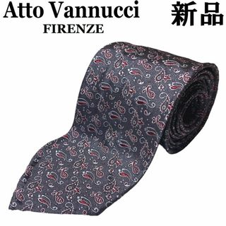 【新品】Atto Vannucci アットヴァンヌッチ ネクタイ54ペイズリー