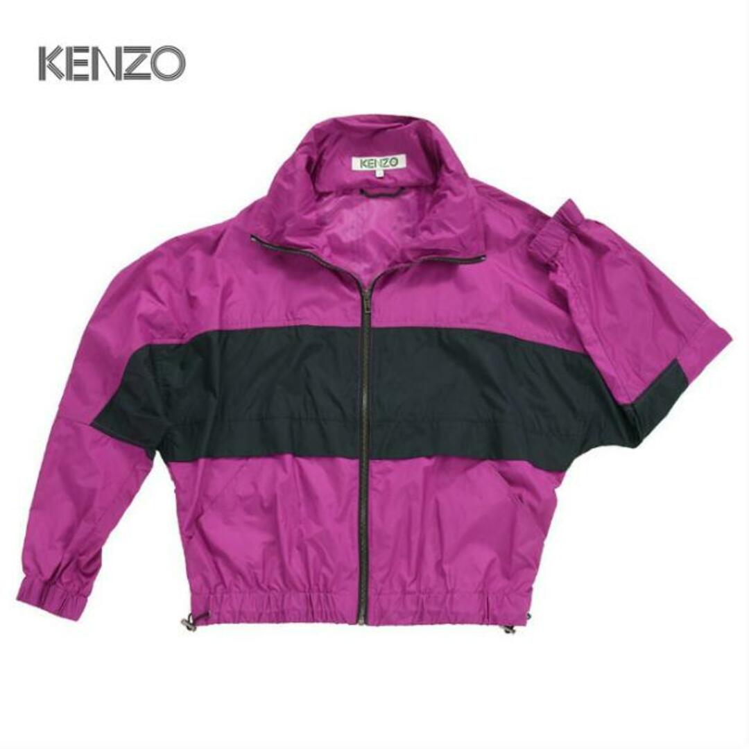 KENZO(ケンゾー)のケンゾー ウィメンズ  ウィンドブレーカー レディース カラーブロック ジャケット パープル KENZO Blouson F762BL062560 26(otr1937) - レディースのジャケット/アウター(ナイロンジャケット)の商品写真