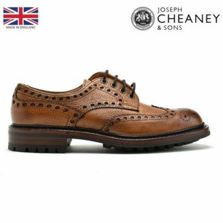 チーニー(CHEANEY)の【ALMOND】ジョセフチーニー エイボンC ドレスシューズ メンズ カントリーシューズ ウィングチップ ブラウン系 JOSEPH CHEANEY AVON C【送料無料】(ドレス/ビジネス)