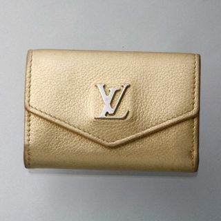 ルイヴィトン(LOUIS VUITTON)のK3108M ヴィトン ロックミニ 本革 三つ折 ミニ 財布 M69059(財布)