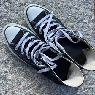 コンバース(CONVERSE)のコンバース ハイカットスニーカー24.5cm 黒(スニーカー)