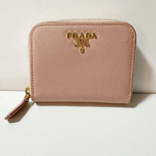 PRADA - PRADA(プラダ) コインケース - 1MM268 ピンク ラウンドファスナー サフィアーノレザー