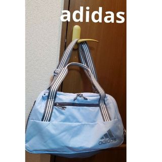 アディダス(adidas)の更にお値下げ《美品！！》アディダス　ボストン バッグ　ブルー　ジム　トレーニング(トレーニング用品)