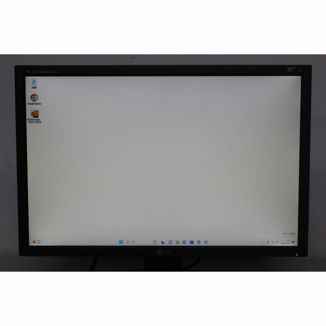 LG Electronics(エルジーエレクトロニクス)のLG/液晶モニター/L204WT-BF/20インチ ⑥ スマホ/家電/カメラのPC/タブレット(ディスプレイ)の商品写真