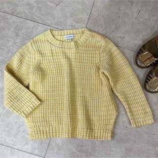 UNITED ARROWS green label relaxing - UNITED ARROWS 105cm ニット トップス 子供 黄色 かわいい