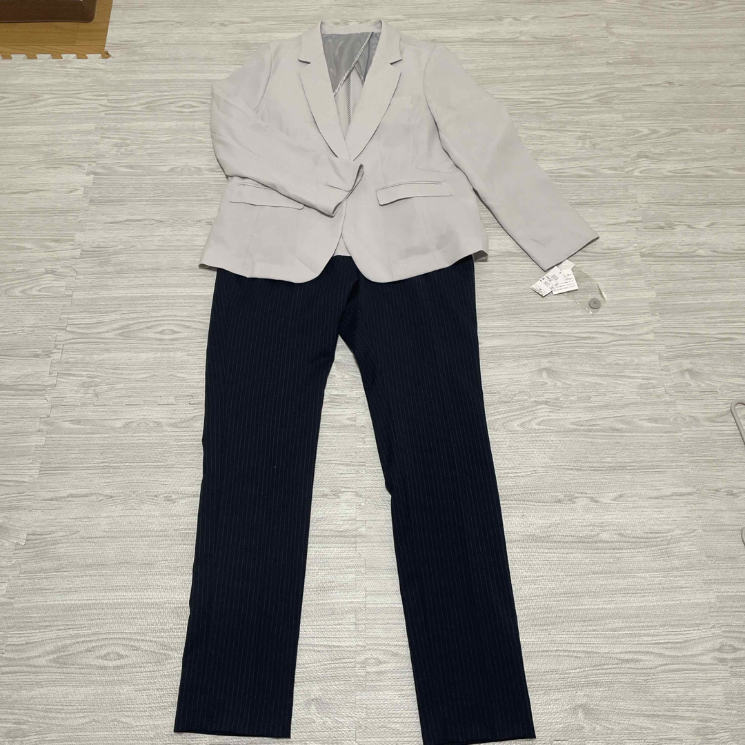 HARUYAMA(ハルヤマ)の大きいサイズ　スーツ上下セット　タグ付き　新品未使用　はるやま　イオン レディースのフォーマル/ドレス(スーツ)の商品写真