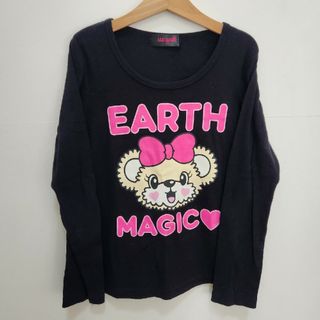 アースマジック(EARTHMAGIC)のアースマジック女の子１４０マフィーちゃんロンＴ(Tシャツ/カットソー)