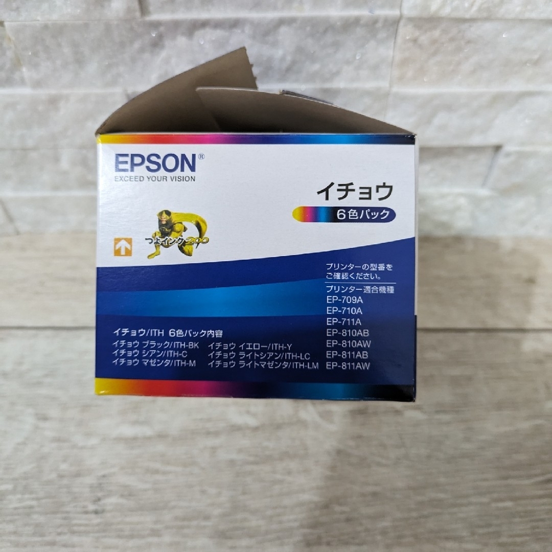 EPSON(エプソン)の【純正】EPSONエプソン インクカートリッジ6色パック ITH-6CL インテリア/住まい/日用品のオフィス用品(その他)の商品写真