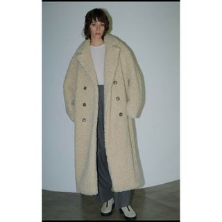 クラネ(CLANE)のclane double long boa coat 2サイズ　クラネ　(ロングコート)