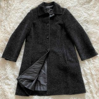 マックスマーラ(Max Mara)の【美品】マックスマーラ　リバーシブルコート　アルパカ　ウール(ロングコート)