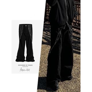 リックオウエンス(Rick Owens)のサイドジップ　ギミック　フレアパンツ(デニム/ジーンズ)