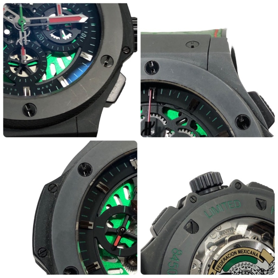 HUBLOT(ウブロ)の　ウブロ HUBLOT ビッグバン メキシコ 310.CI.1190.GR.FMF10 グリーン文字盤 セラミック/チタン 自動巻き メンズ 腕時計 メンズの時計(その他)の商品写真