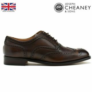 CHEANEY チーニー 内羽根式ウィングチップ 茶 ブラウン 27cm メンズ
