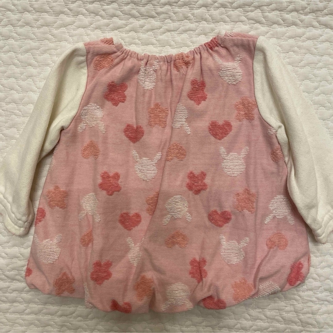 coeur a coeur(クーラクール)のクーラクール　チュニックとプルオーバー　2点セット80cm キッズ/ベビー/マタニティのベビー服(~85cm)(シャツ/カットソー)の商品写真